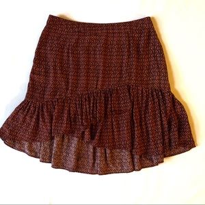 Free People Asymmetrical Skirt Size 0